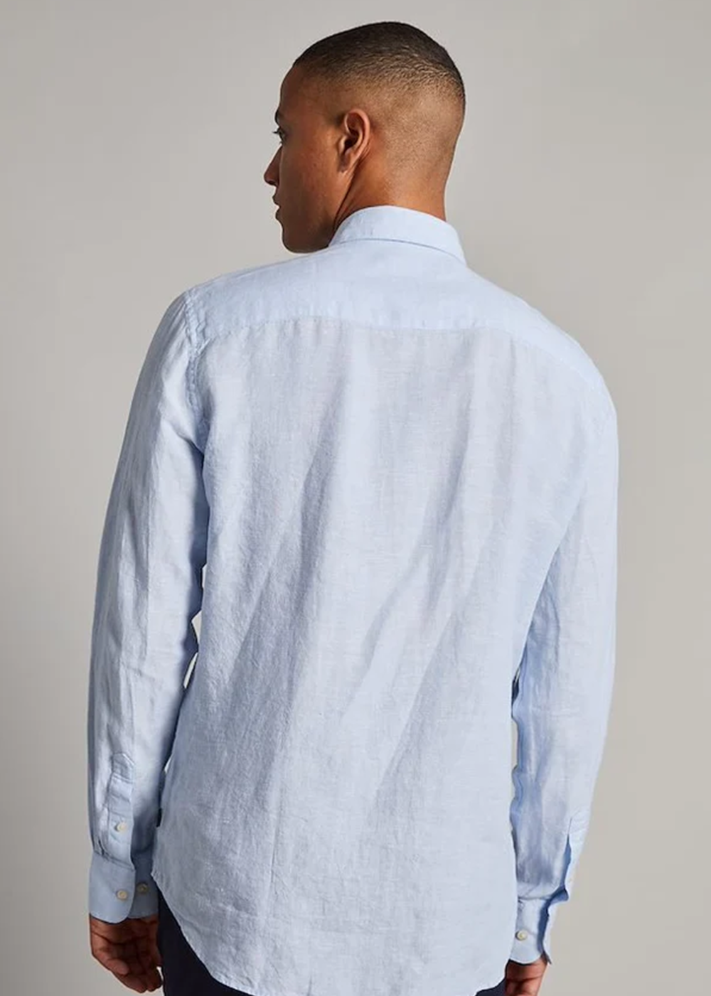 Marc Linen Shirt - Chambray Blue - Matinique Canada - Danali