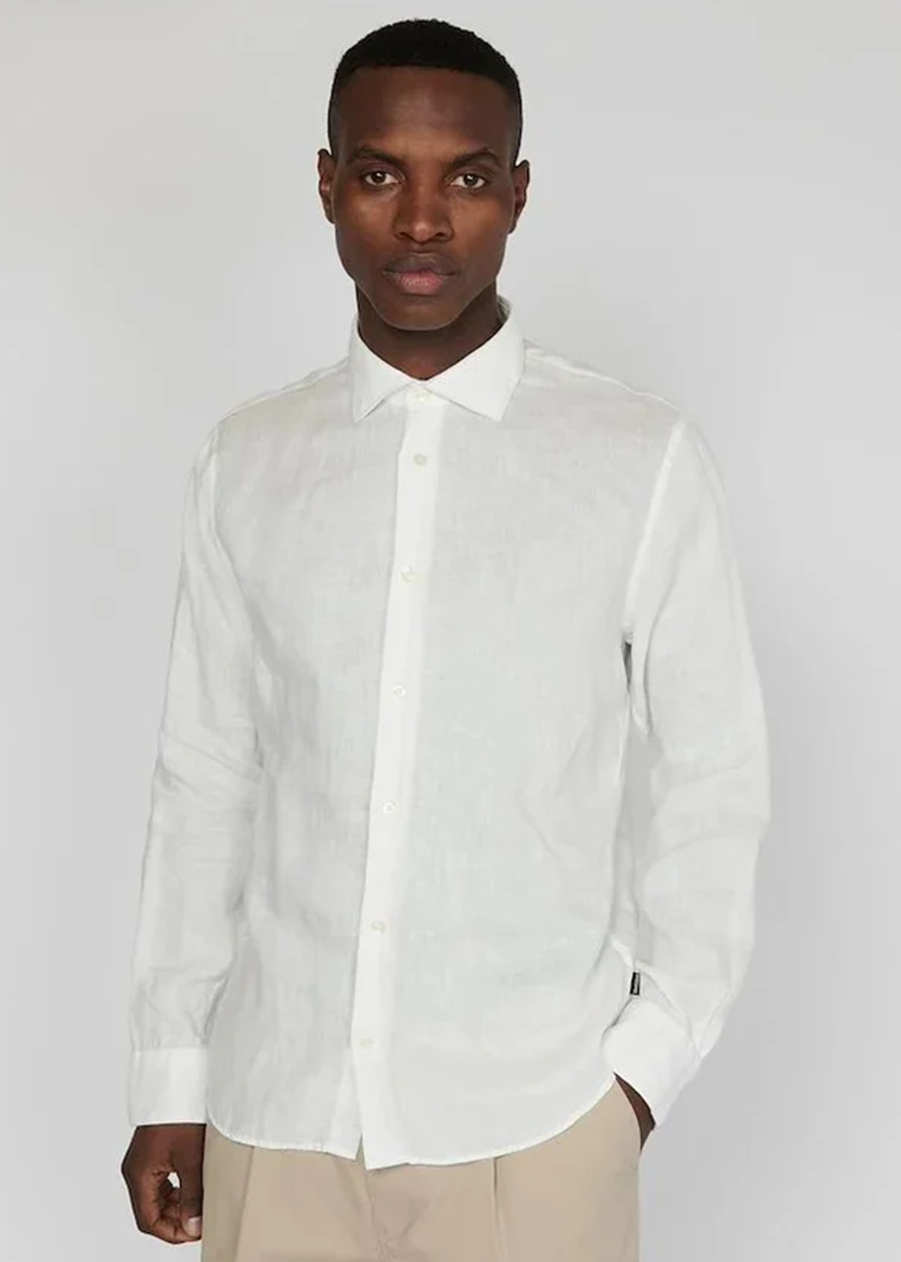 Marc Linen Shirt - White - Matinique Canada - Danali