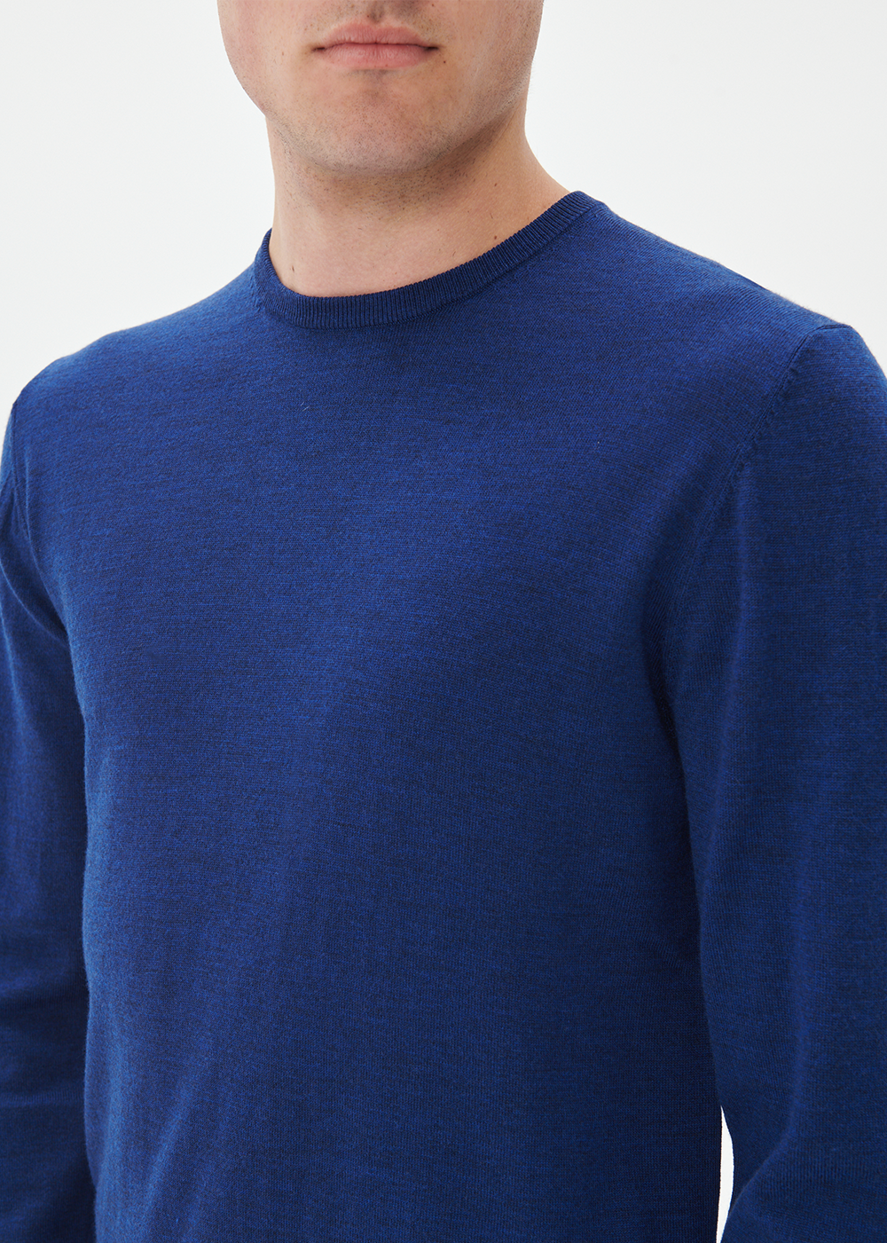 Margrate Merino Sweater - Navy Peony - Matinique Canada - Danali