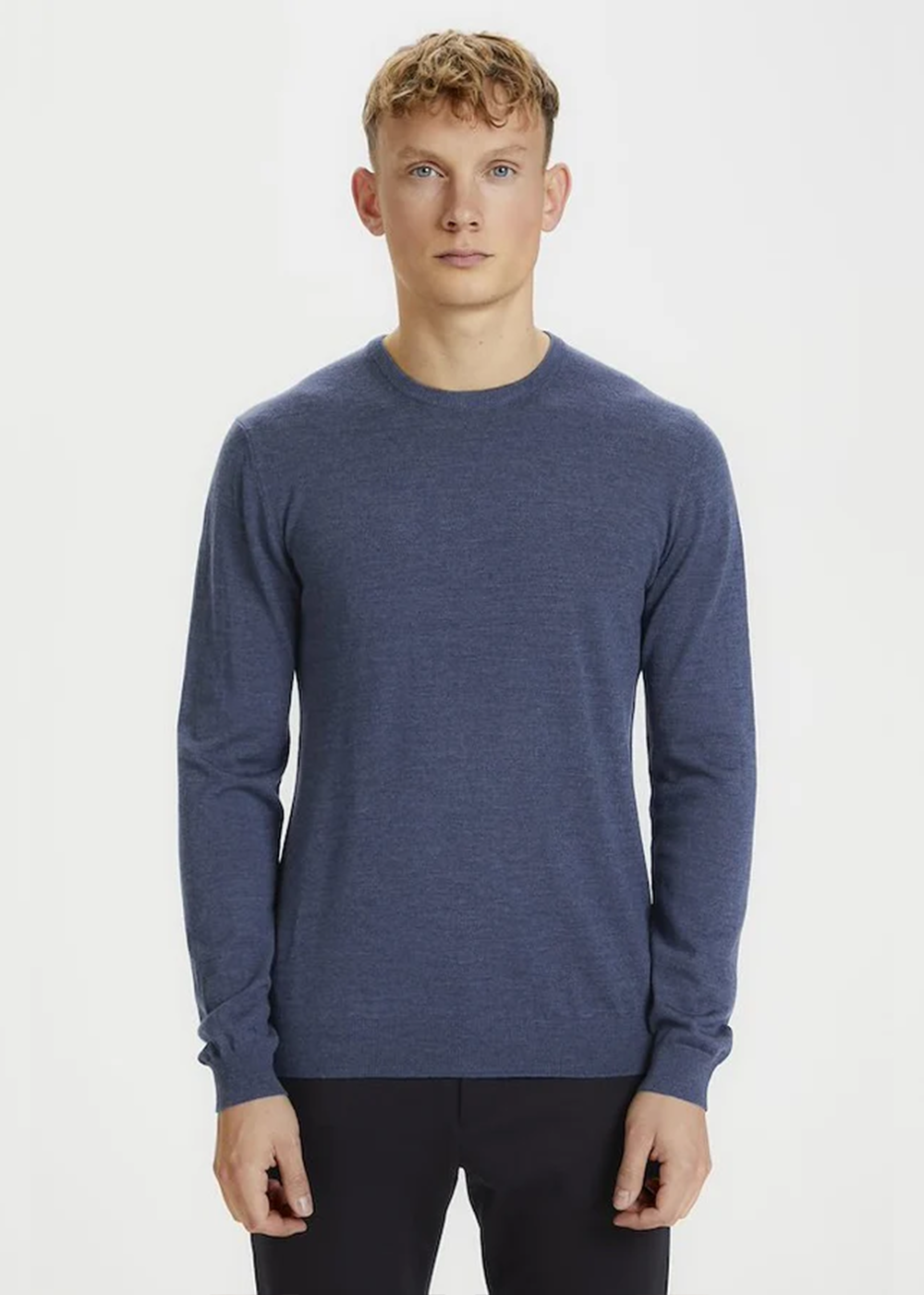 Margrate Merino Sweater - Vintage Blue - Matinque Canada - Danali
