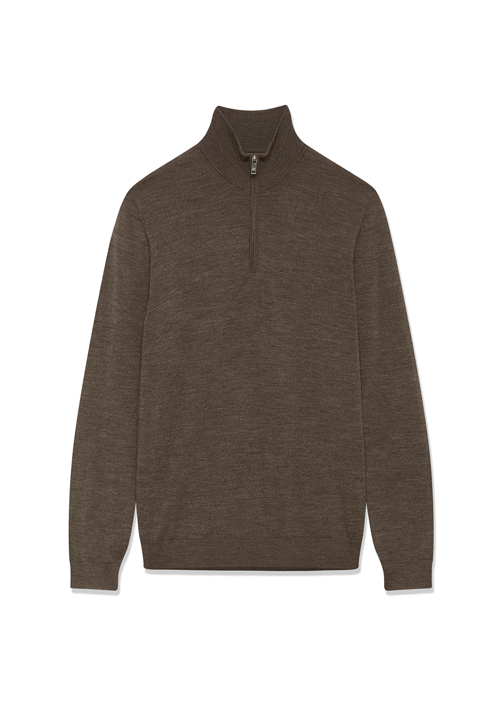 Mason Quarter Zip Sweater - Canteen Melange - Matinique Canada - Danali