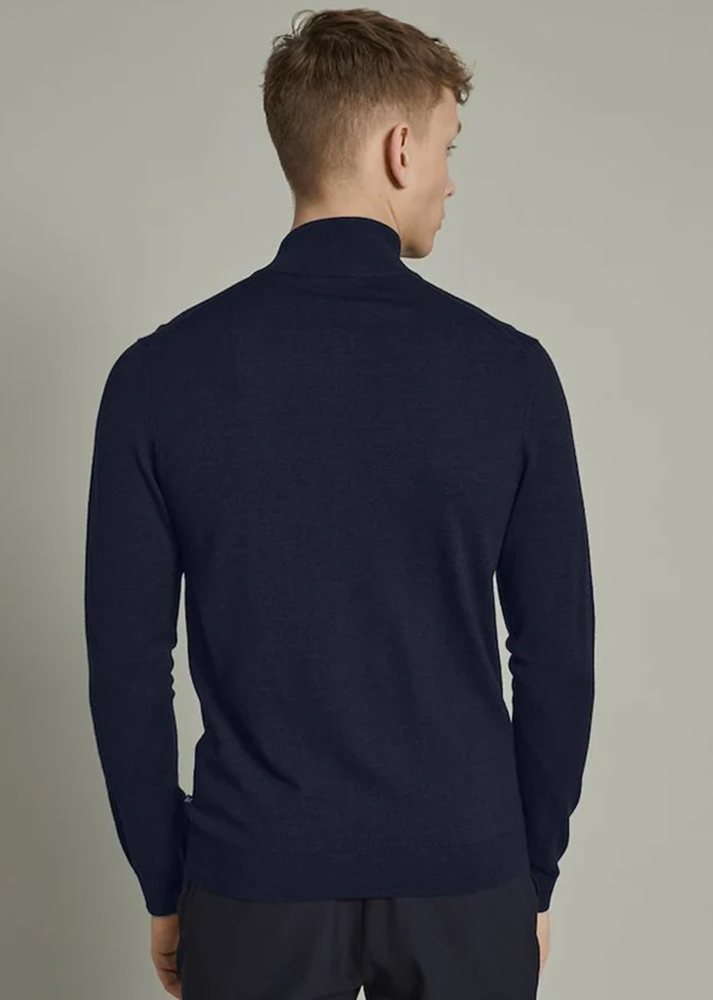 Mason Zip Sweater - Dark Navy - Matinique Canada - Danali