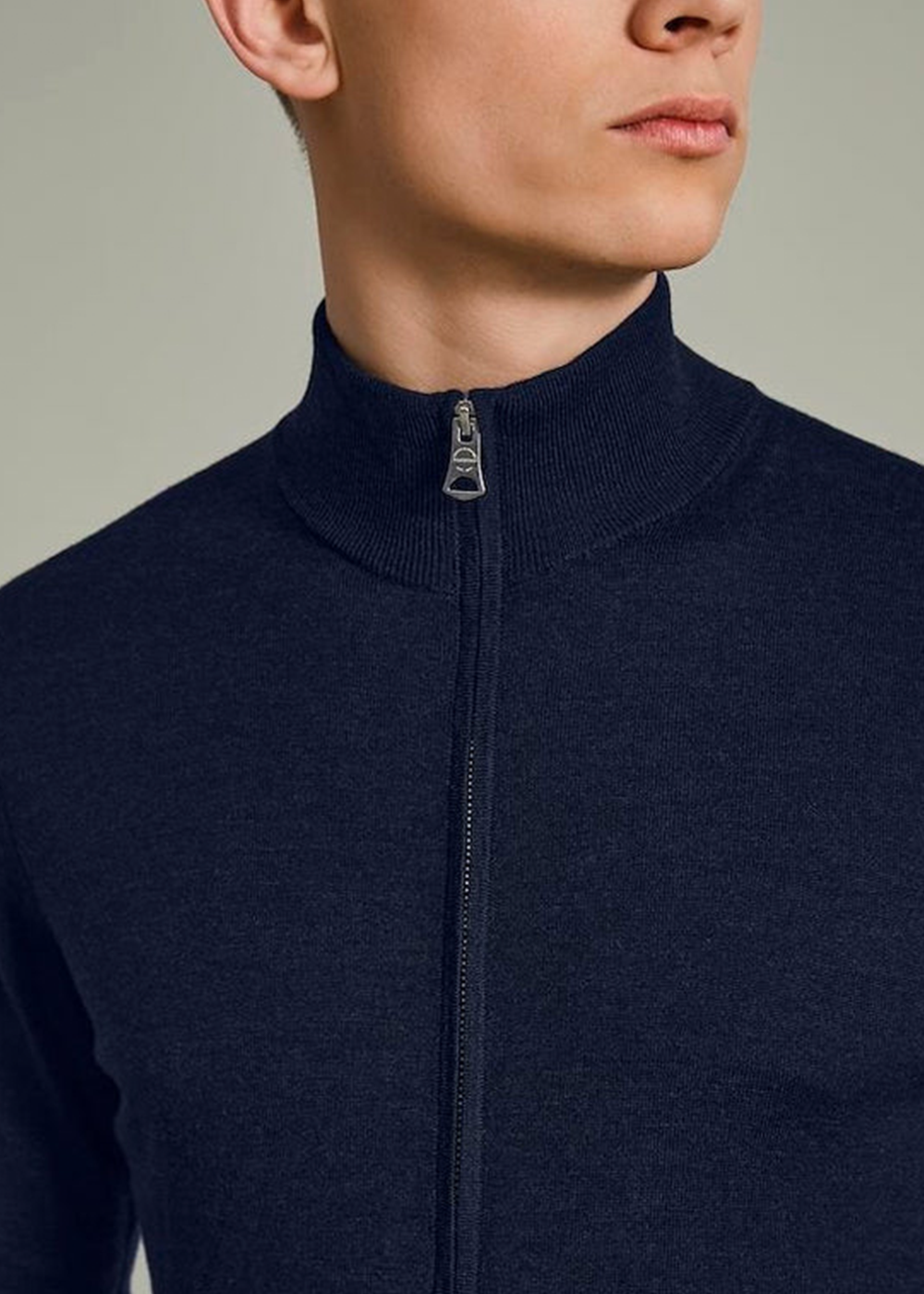 Mason Zip Sweater - Dark Navy - Matinique Canada - Danali