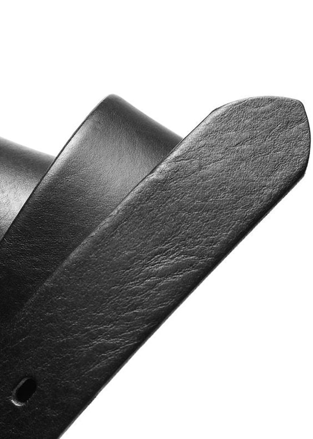 Plainum Leather Belt - Black - Matinique Canada - Danali