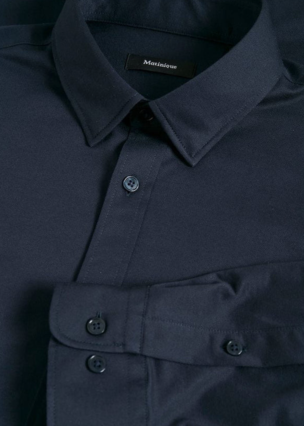 Trostol Button Up Shirt - Dark Navy - Matinique Canada - Danali