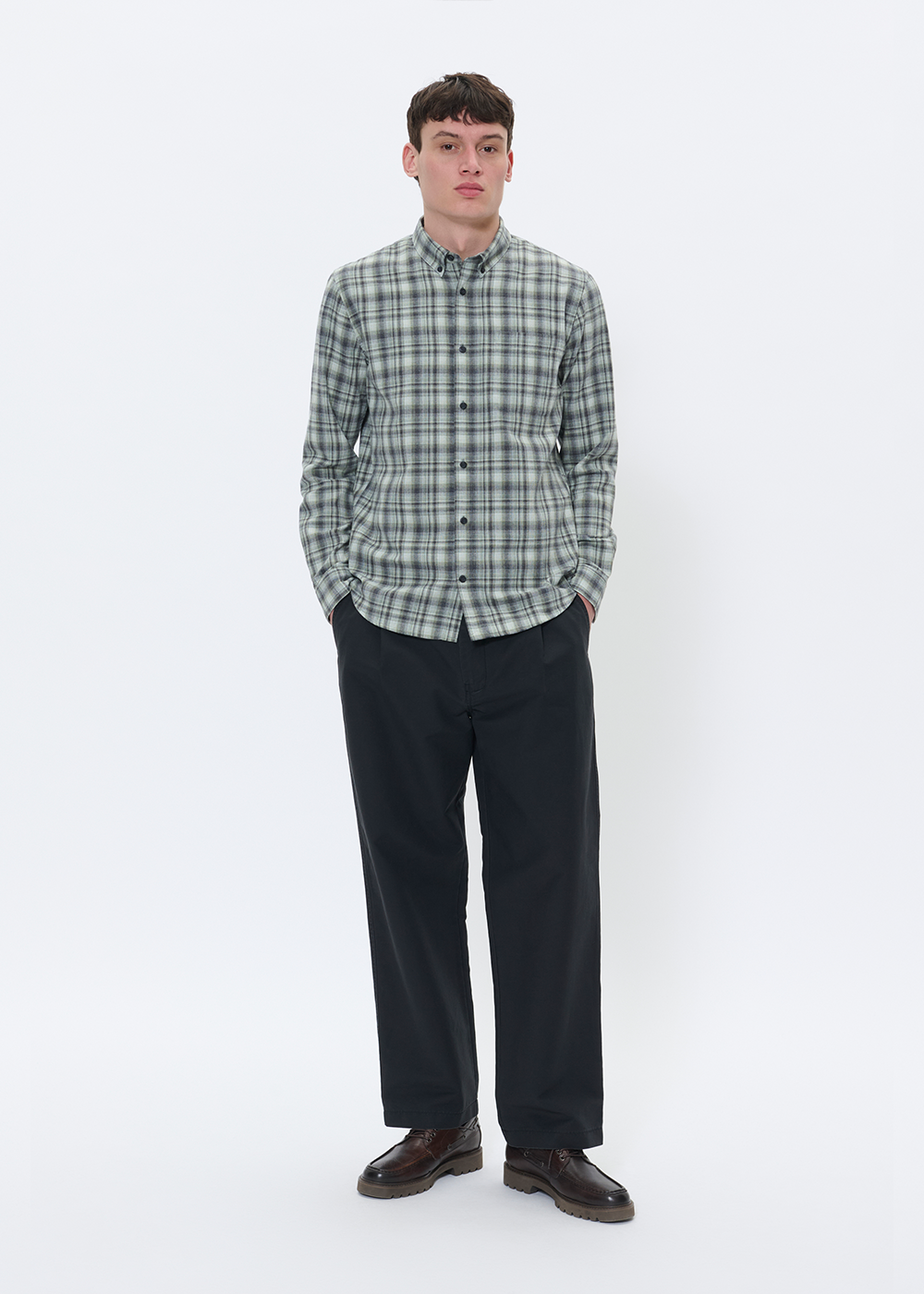 Trostol Long Sleeve Shirt - Olive Night - Matinique Canada - Danali