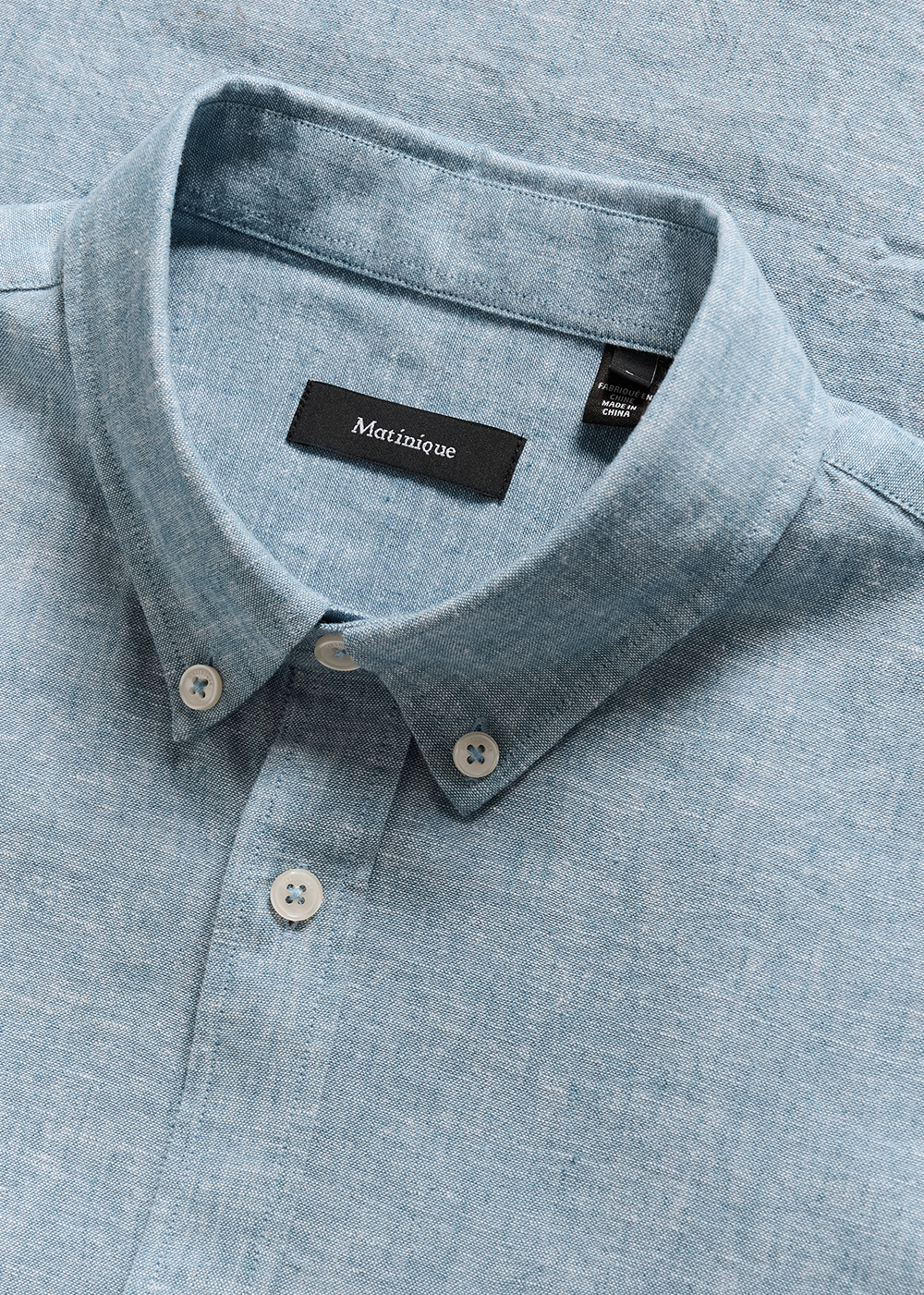 Trostol Short Sleeve Shirt - Blue Fusion - Matinique Canada - Danali