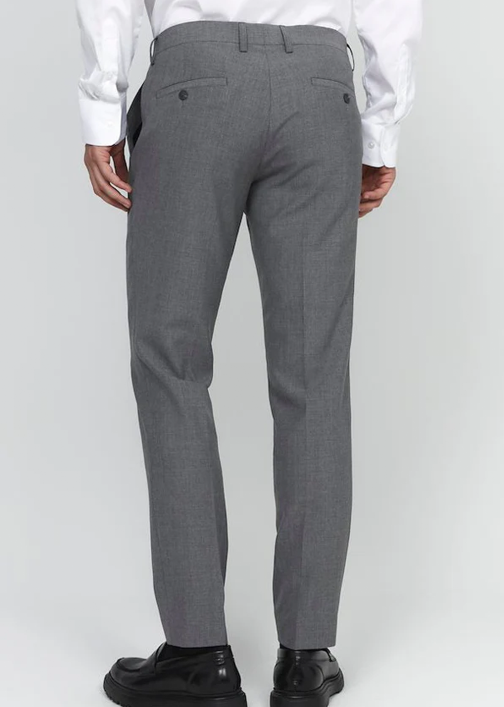 Vincent Stretch Pants - Medium Grey Melange - Matinique Canada - Danali