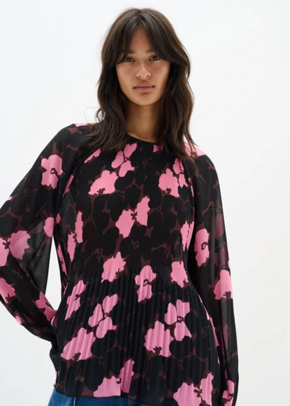 Mendra Blouse - Pink Floral - InWear Canada - Danali