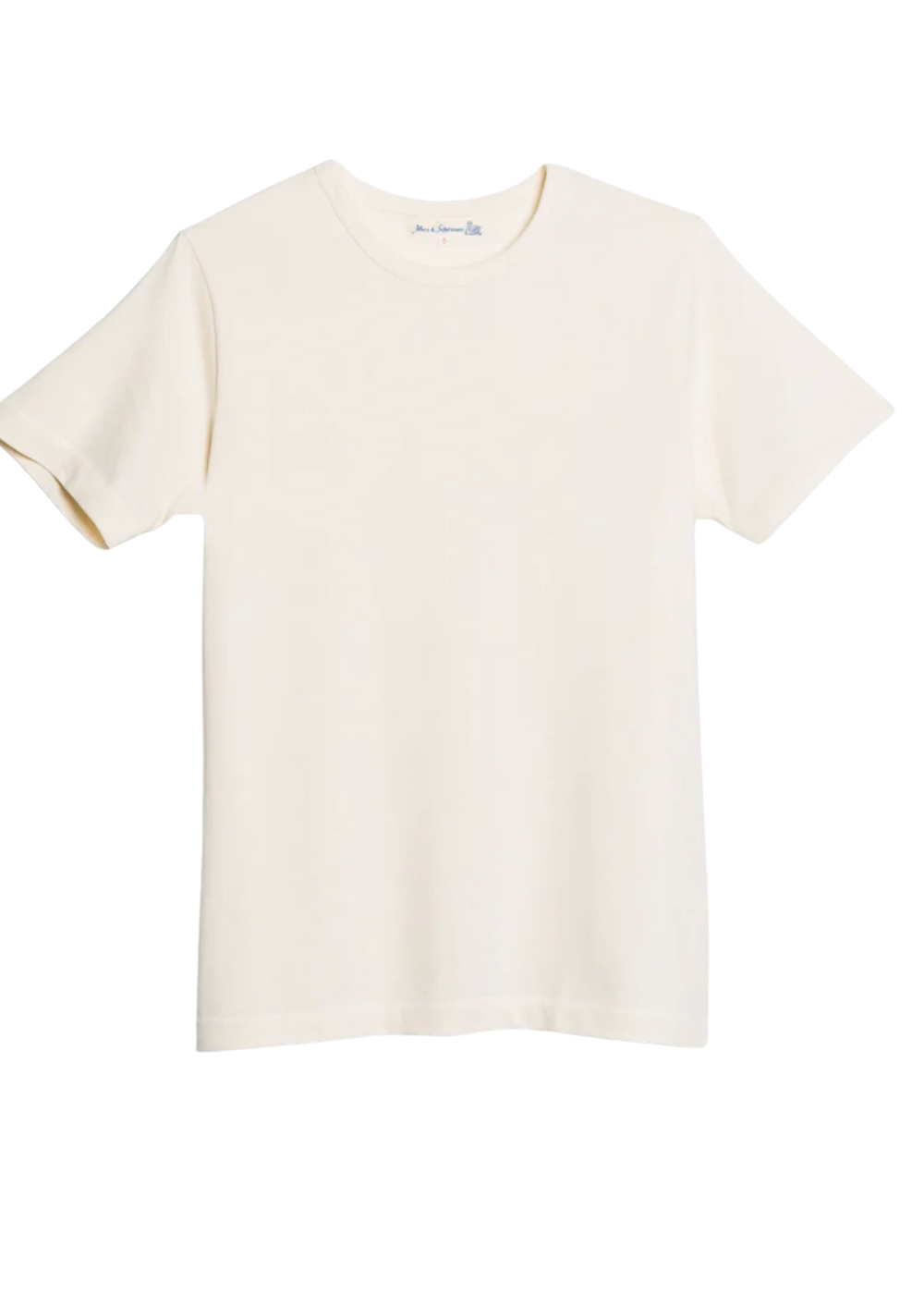 215 Loopwheeled T-Shirt - White - Merz b. Schwanen Canada - Danali