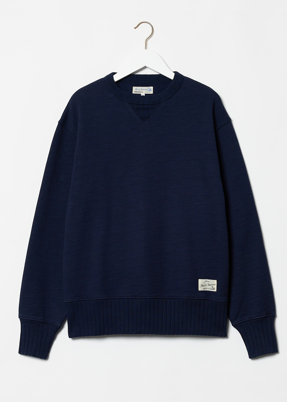 Rugged Fleece Sweatshirt - Dark Navy - Merz b. Schwanen Canada - Danali