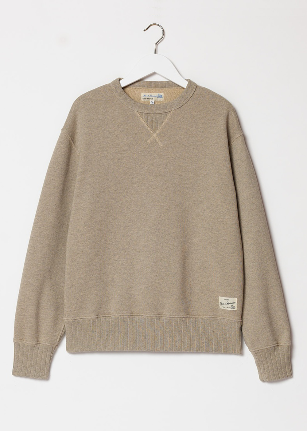 Rugged Fleece Sweatshirt - Grey Melange Vintage - Merz b Schwanen Canada - Danali