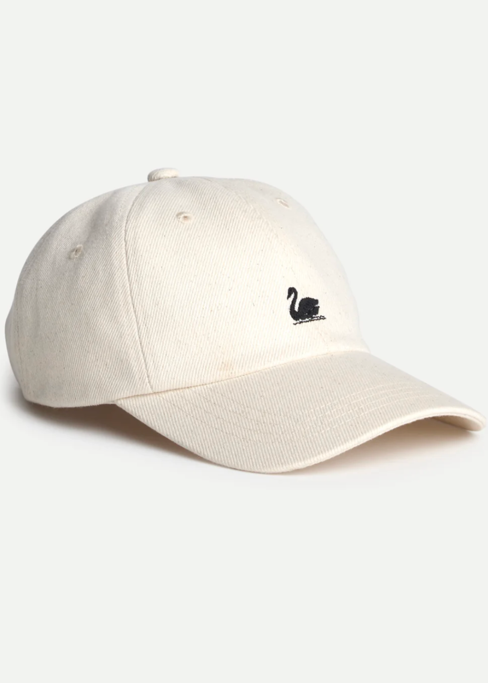 Swan Logo Cotton Heavy Twill Cap - Nature - Merz b. Schwanen Canada - Danali