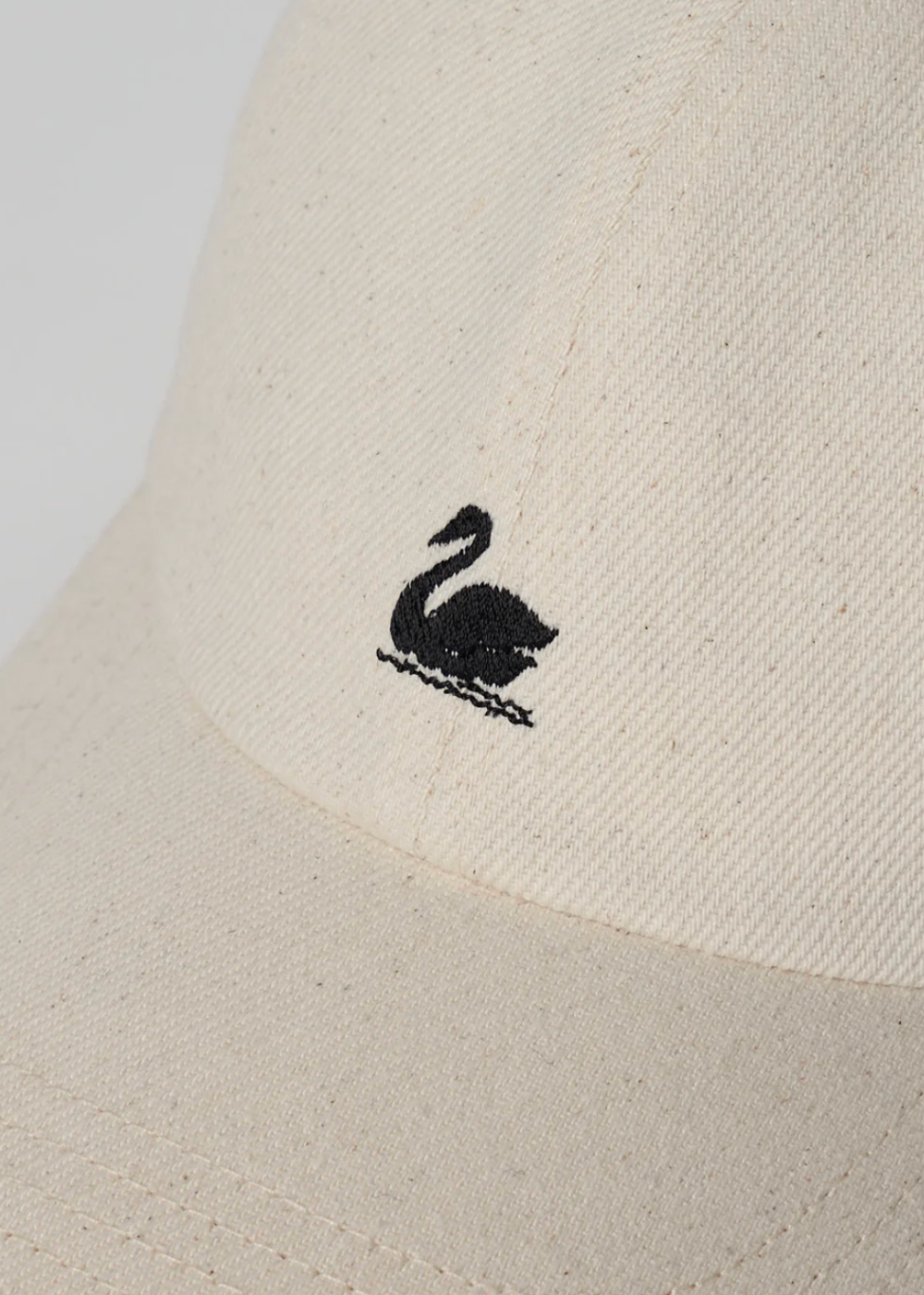 Swan Logo Cotton Heavy Twill Cap - Nature - Merz b. Schwanen Canada - Danali