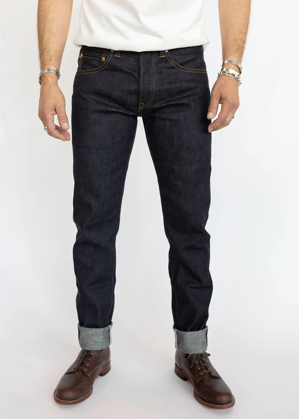 12 oz Tight Tapered Jeans - Momotaro Jeans Canada - Danali