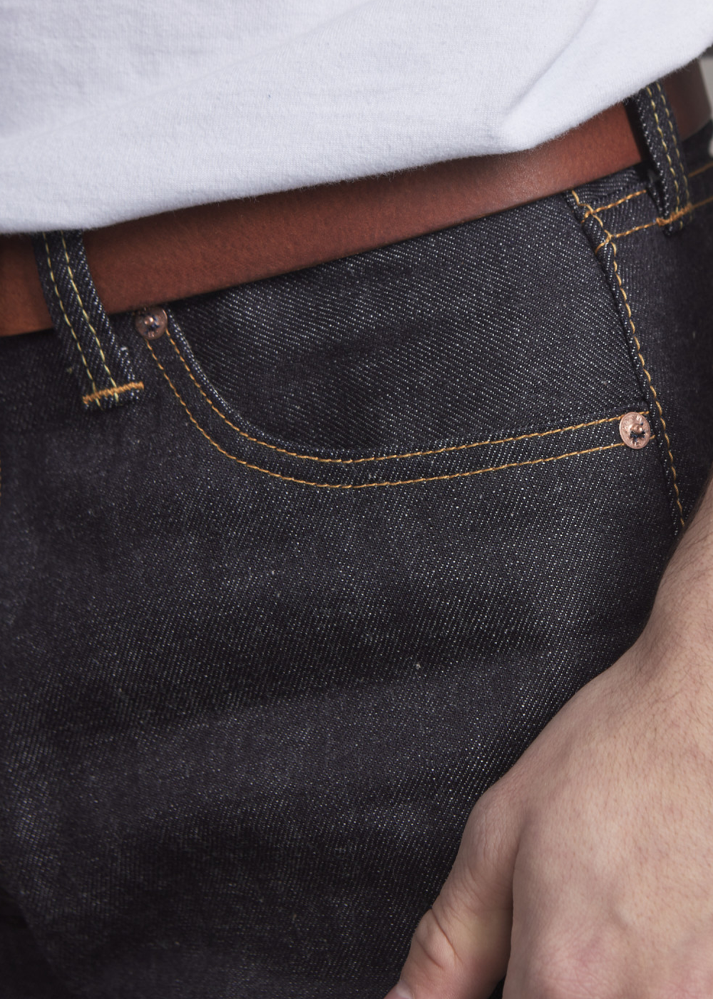 13oz Zimbabwe Cotton Classic Straight Jean - Indigo - Momotaro Canada - Danali
