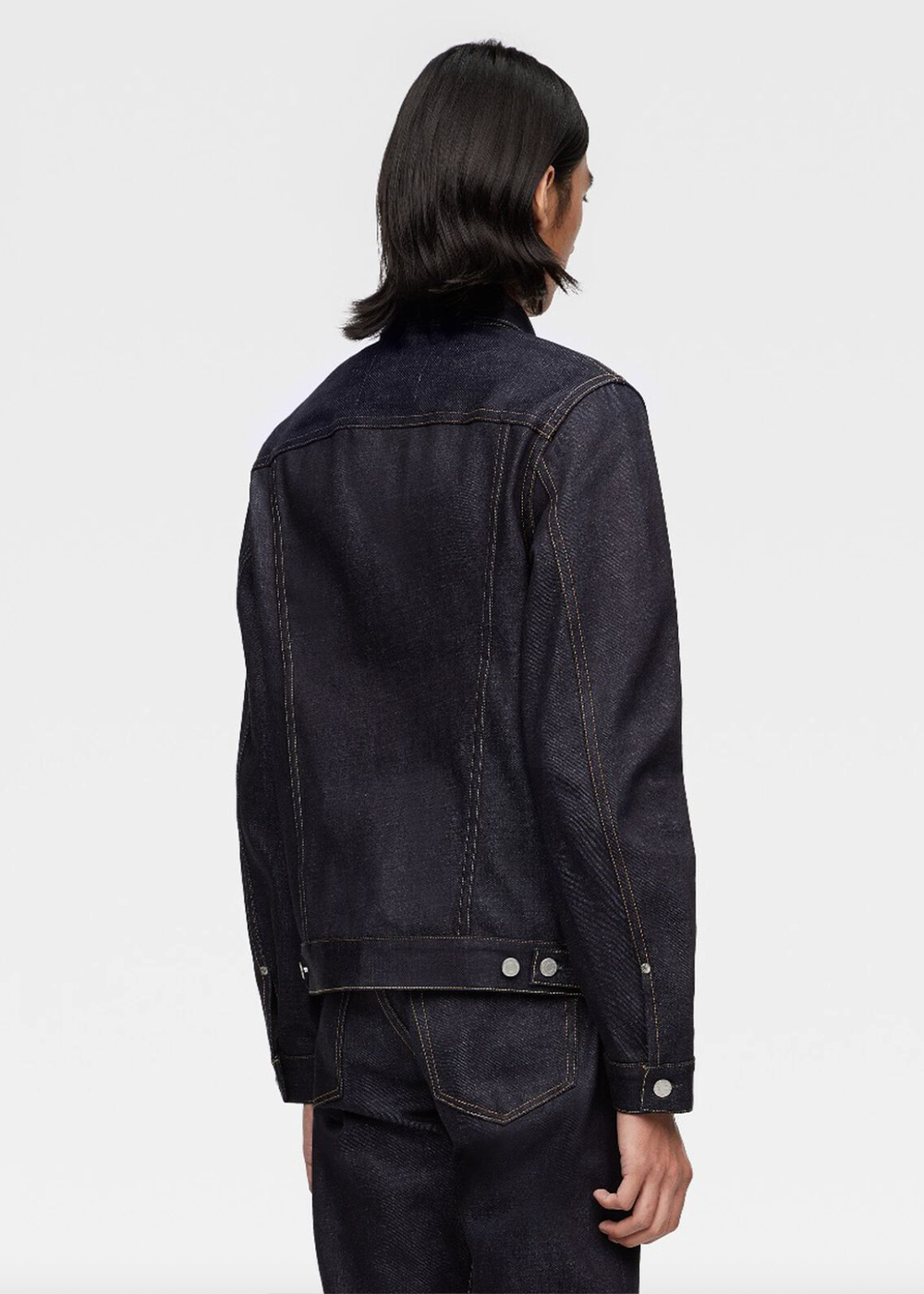 14.7oz Standard Denim Jacket - Indigo - Momotaro Canada - Danali -MMGJ00035A