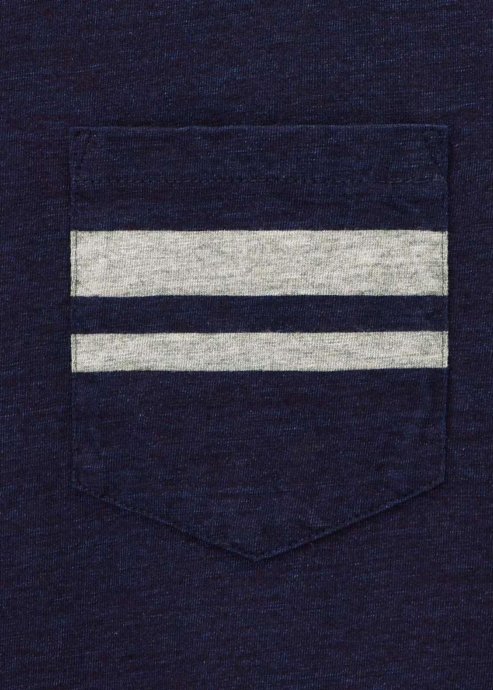 Indigo Yarn Dyed SS Pocket Tee - Indigo - Momotaro Canada - Danali