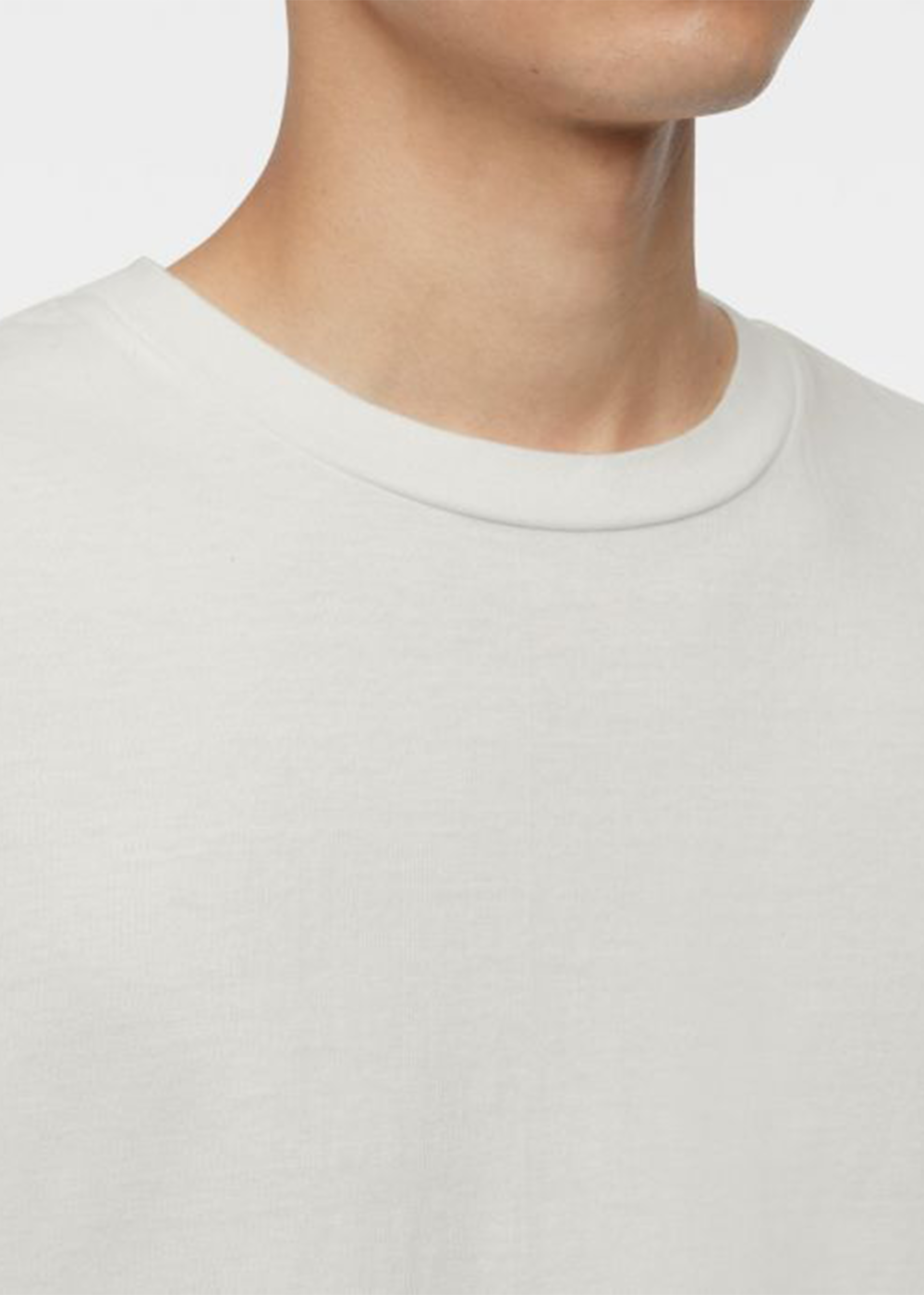 Zimbabwe Cotton Short Sleeve Battle Stripe T-Shirt - White - Momotaro Canada - Danali