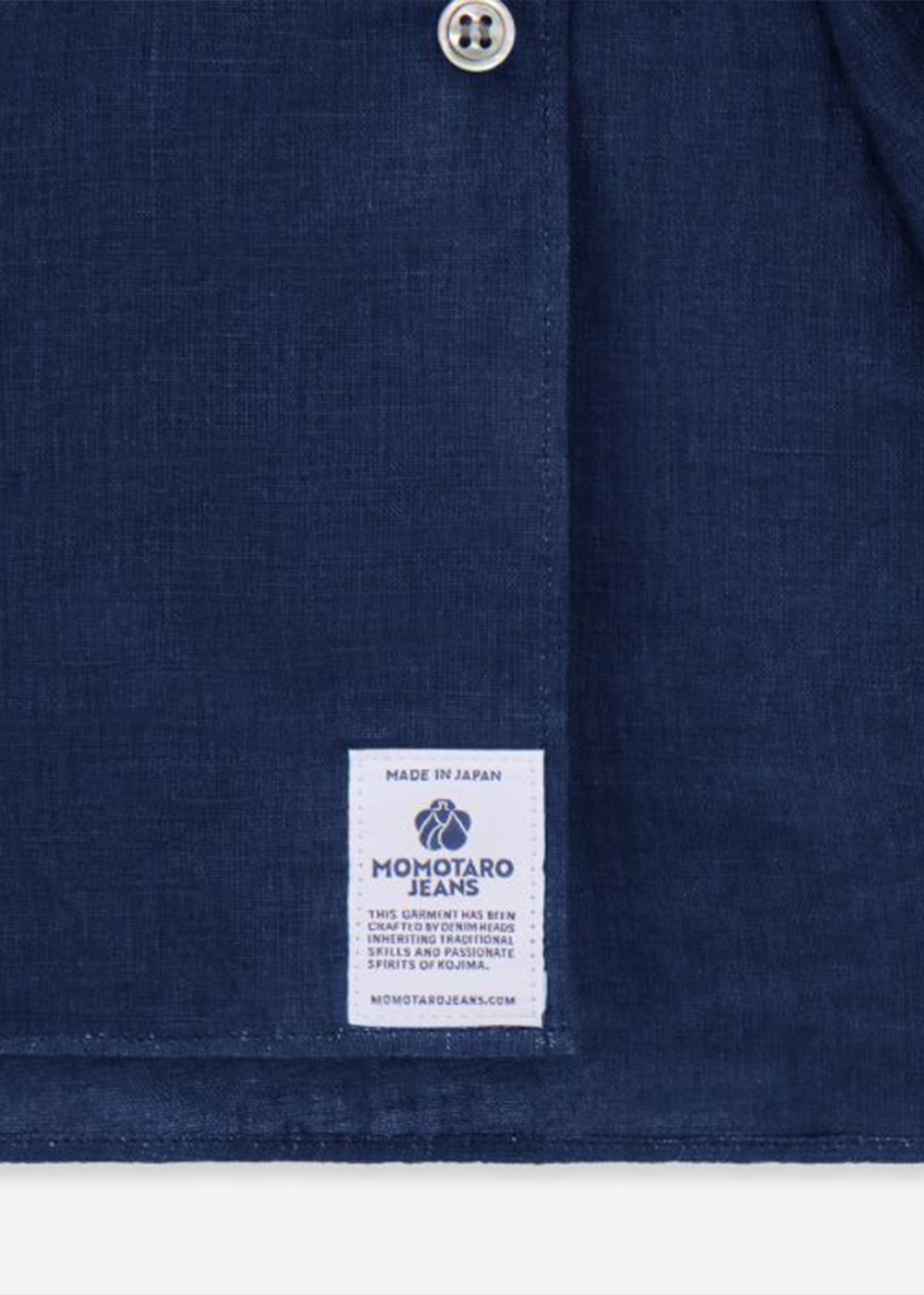 Indigo Linen Short Sleeve Shirt - Momotaro Canada - Danali