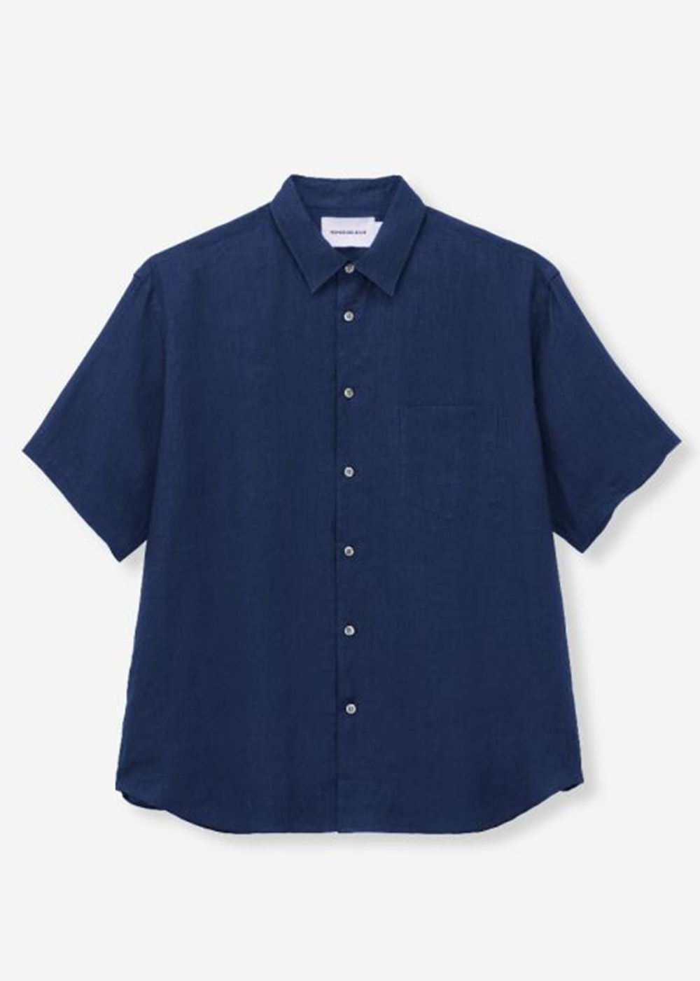 Indigo Linen Short Sleeve Shirt - Momotaro Canada - Danali
