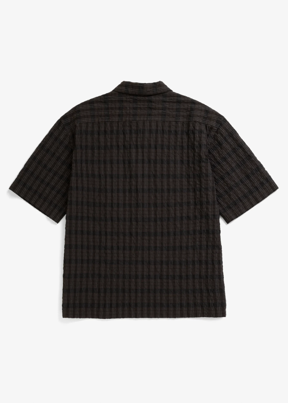 Mols Check SS Camp Shirt - Delicioso Brown - Norse Projects Canada - Danali - N40-0857 