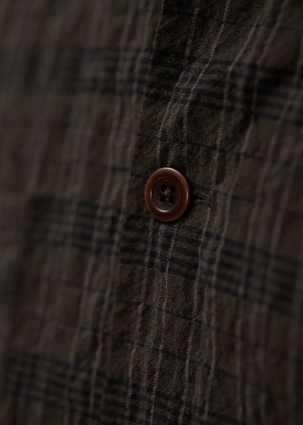 Mols Check SS Camp Shirt - Delicioso Brown - Norse Projects Canada - Danali - N40-0857 