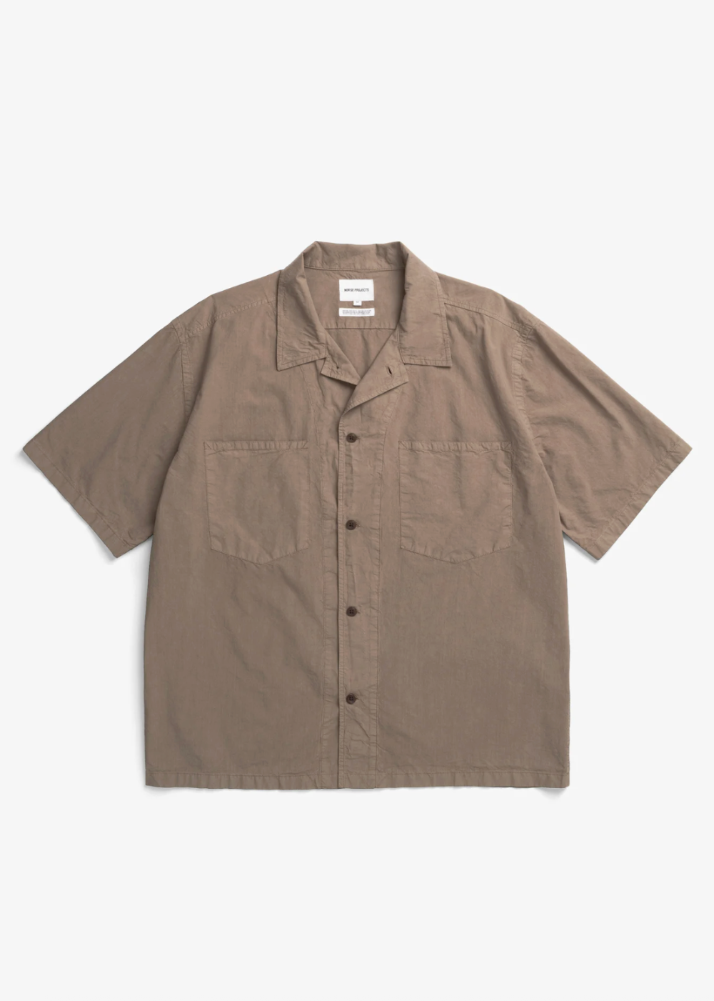 Mols Tencel SS Shirt - Walnut - Norse Projects Canada - Danali - N40-0878