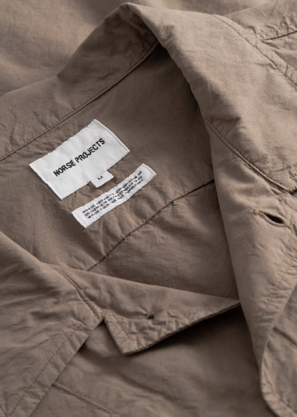 Mols Tencel SS Shirt - Walnut - Norse Projects Canada - Danali - N40-0878