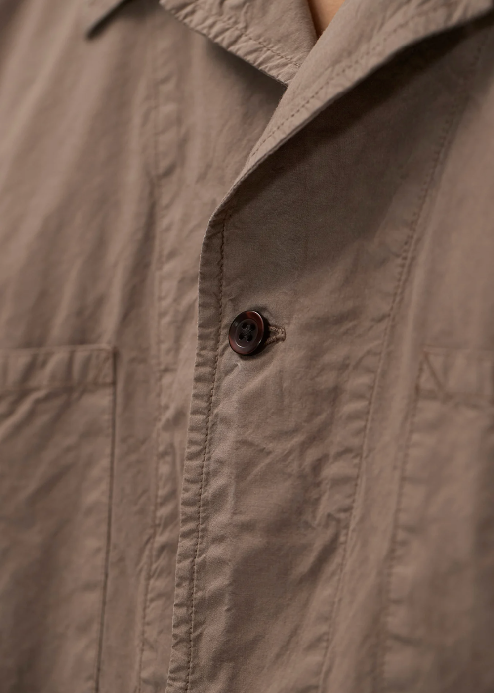 Mols Tencel SS Shirt - Walnut - Norse Projects Canada - Danali - N40-0878
