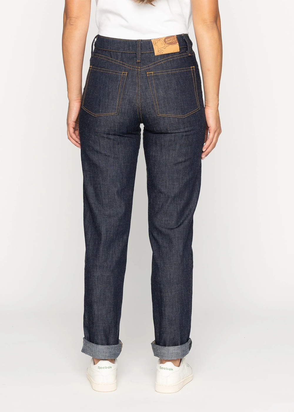 Bestie 10oz Rinsed Denim - Indigo - Naked and Famous Denim Canada - Danali