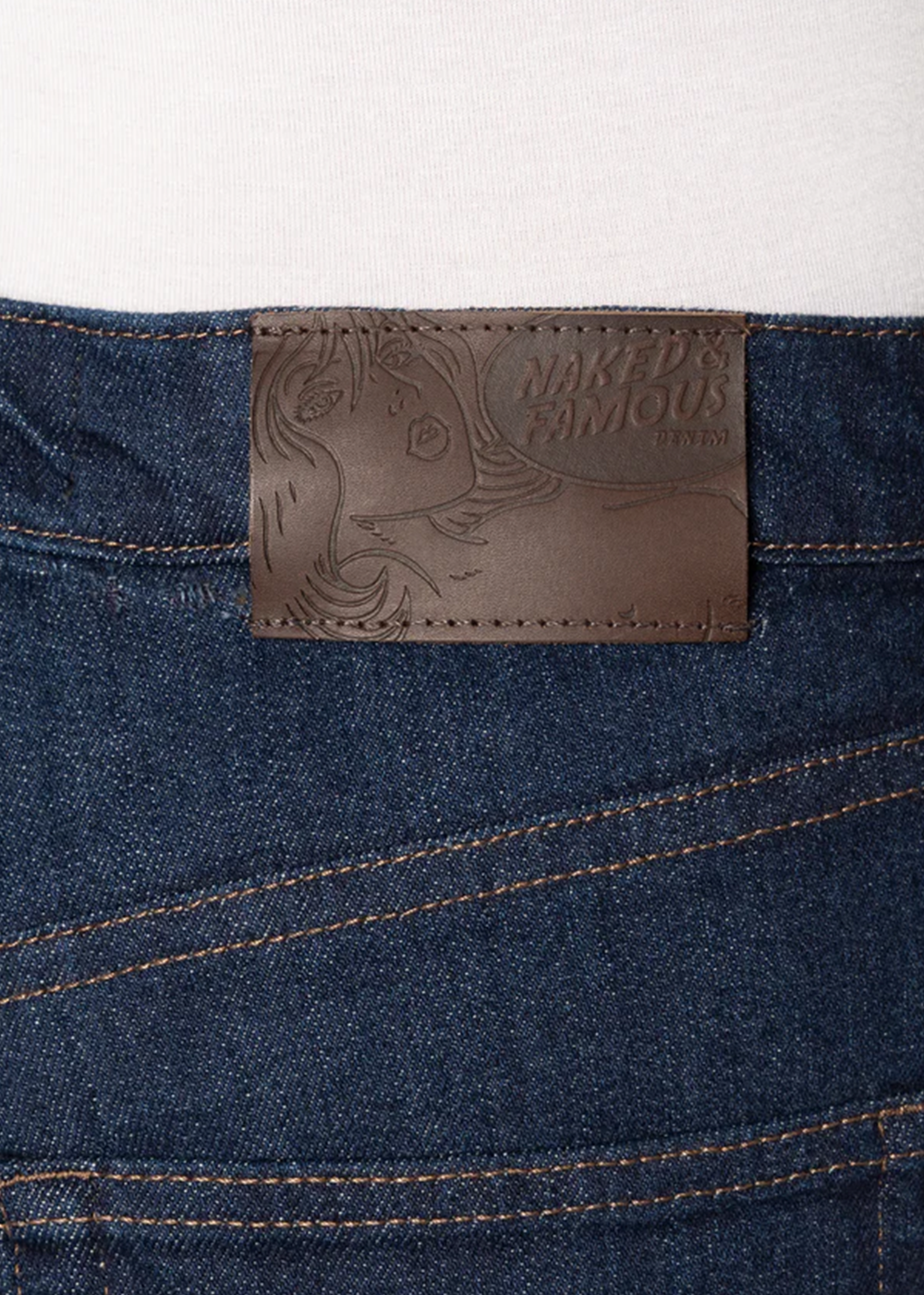 Naked and Famous Denim Canada - Arrow - Blue Comfort Stretch Selvedge - Danali