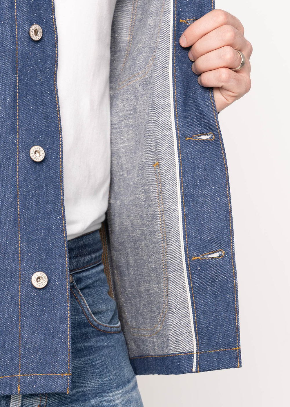 Chore Coat - Workforce Selvedge - Indigo - Naked and Famous Denim Canada - Danali
