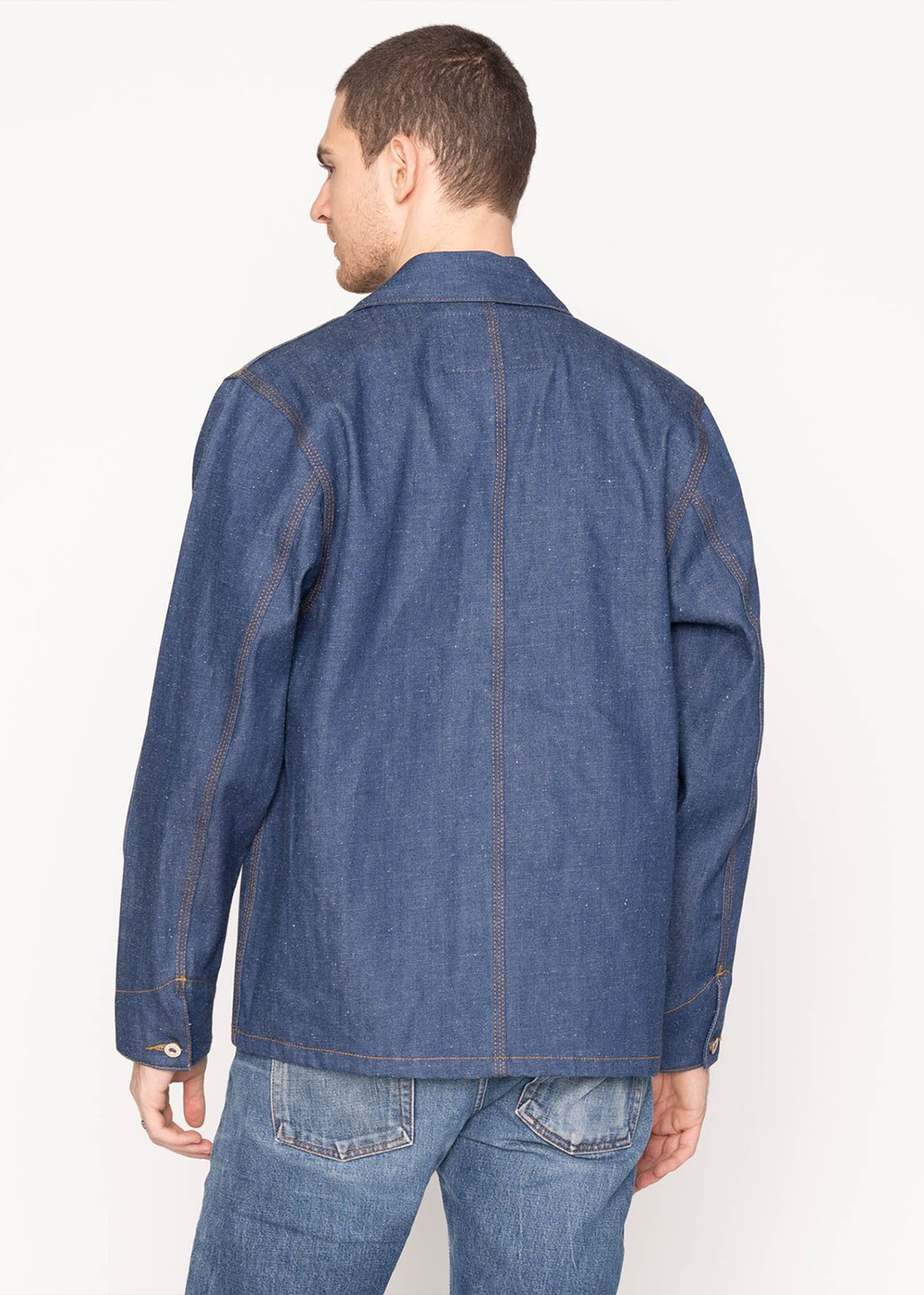 Chore Coat - Workforce Selvedge - Indigo - Naked and Famous Denim Canada - Danali