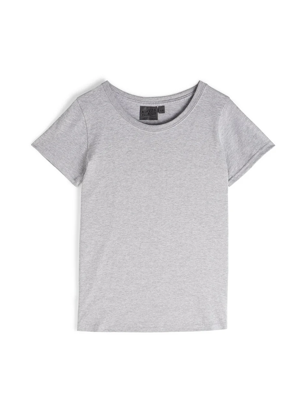 Circular Knit Ballet Tee - Heather Grey -  Naked and Famous Denim - Danali - Canada