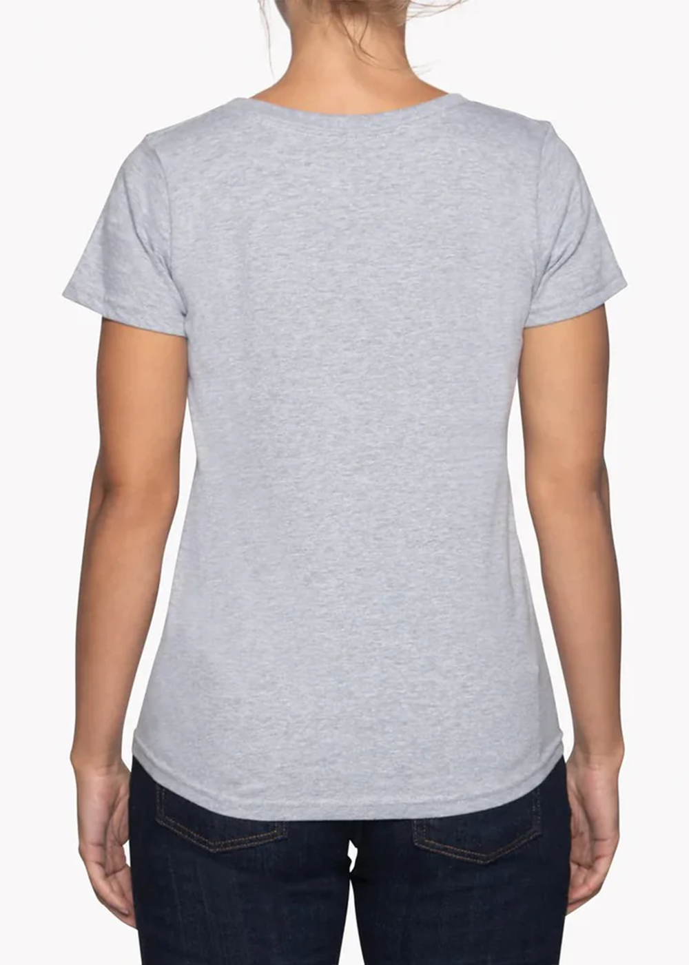 Circular Knit Ballet Tee - Heather Grey -  Naked and Famous Denim - Danali - Canada