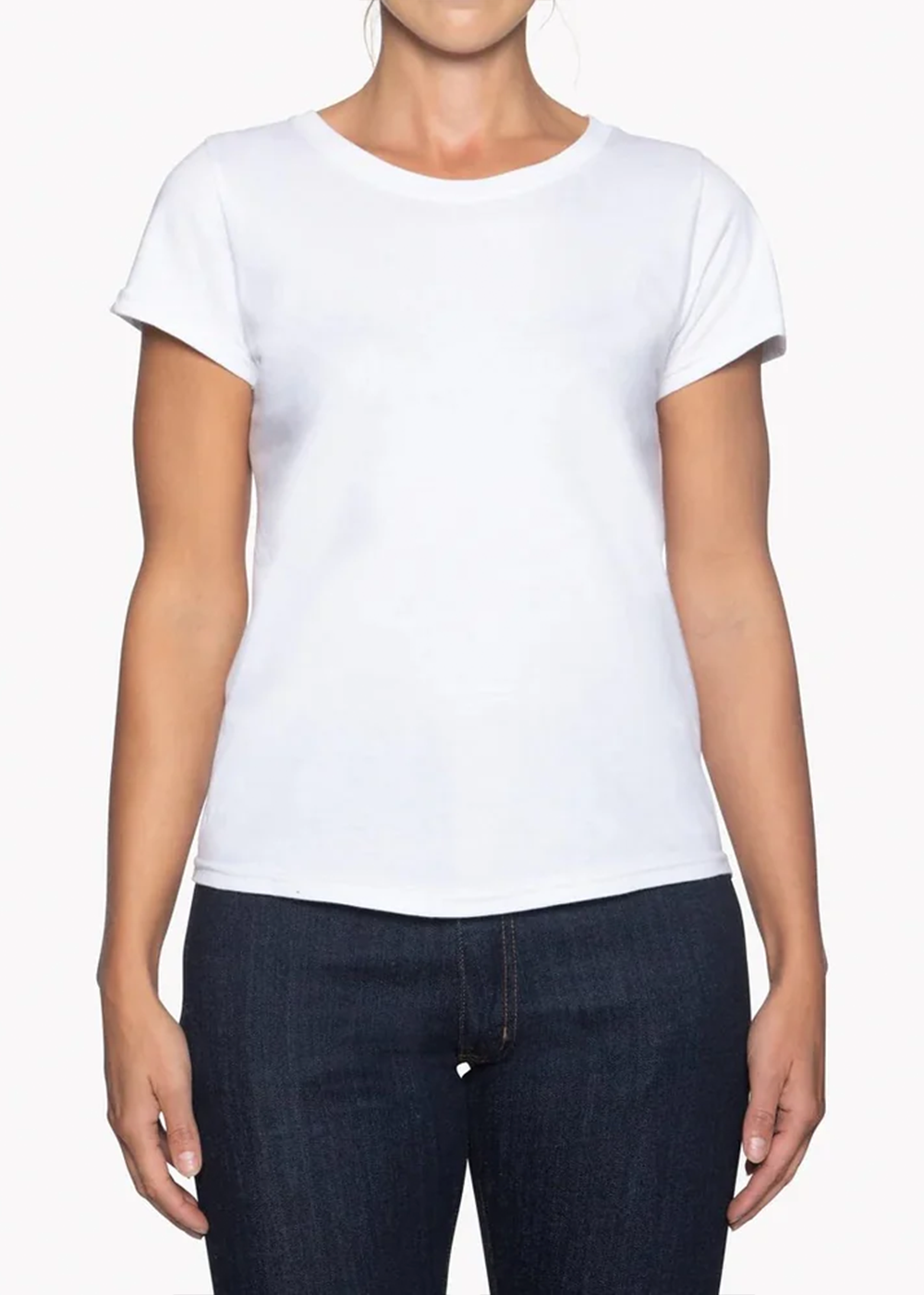 Circular Knit Ballet Tee - White - Naked and Famous Denim Canada - Danali - 303832427