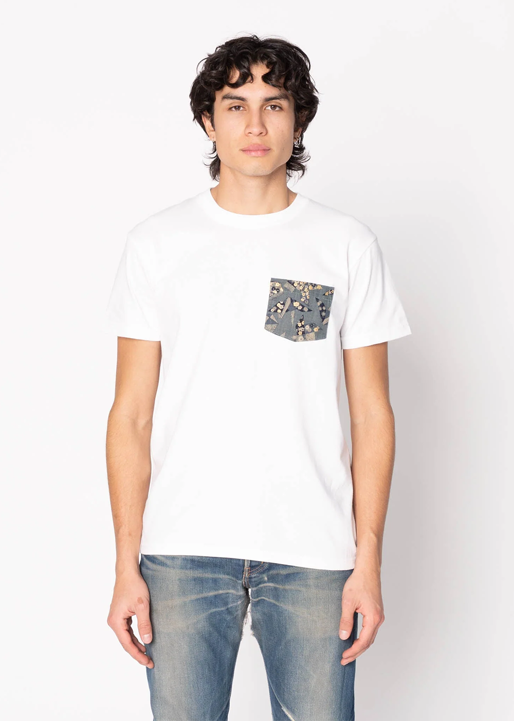 Pocket Tee - Origami Poplin - naked and Famous Denim Canada - Danali