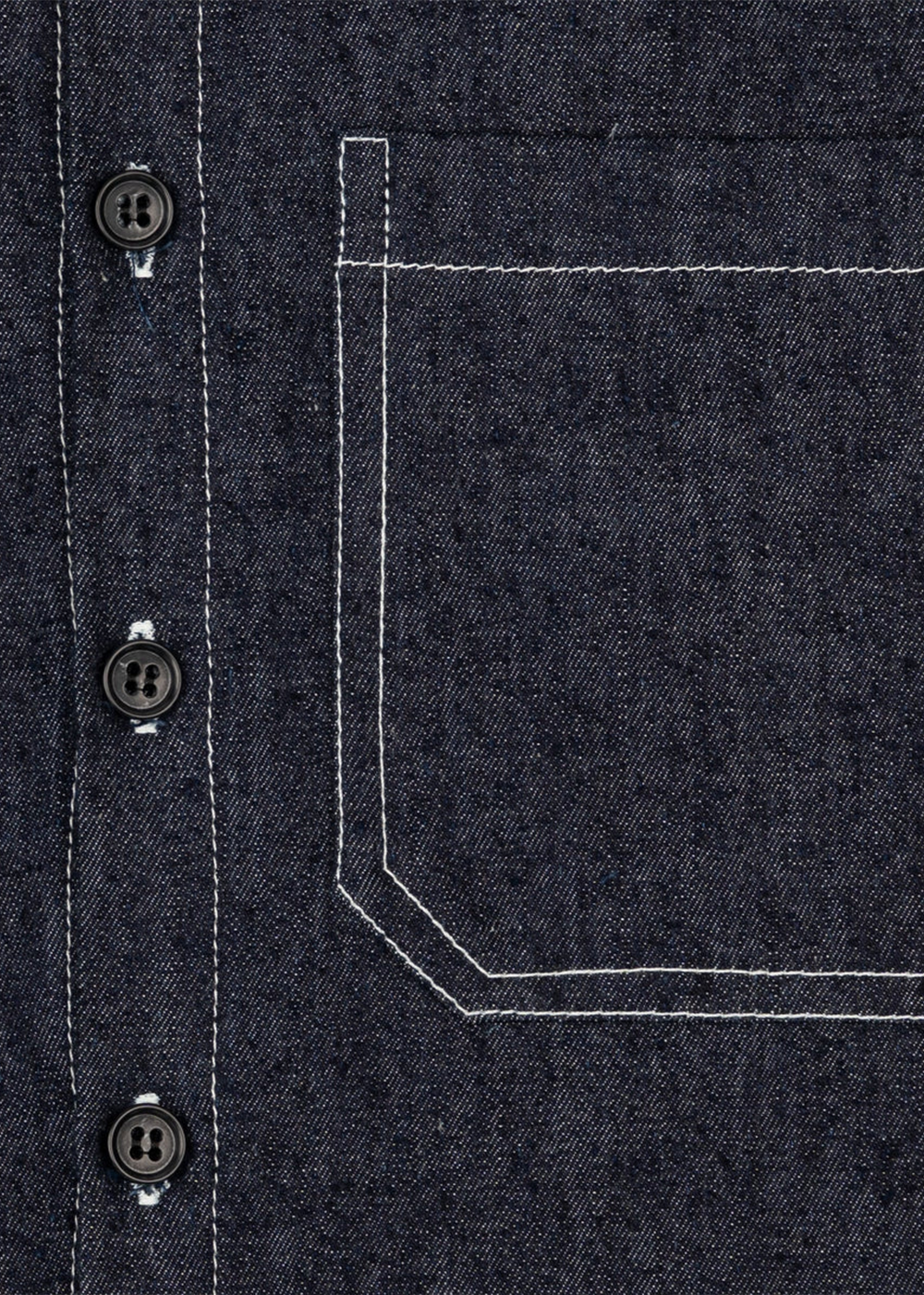 Princeton Shirt - 10oz Rinsed Denim - Naked and Famous Denim Canada - Danali