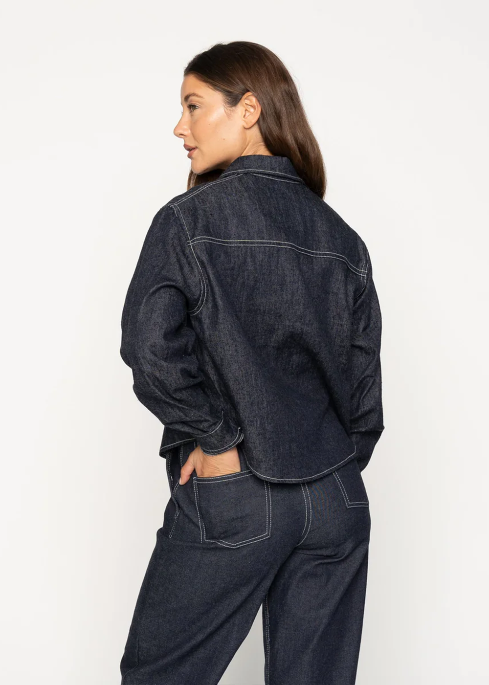 Princeton Shirt - 10oz Rinsed Denim - Naked and Famous Denim Canada - Danali