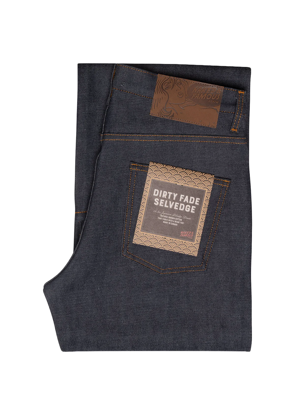 Strong Guy Selvedge Jean - Dirty Fade - Naked and Famous Denim Canada - Danali