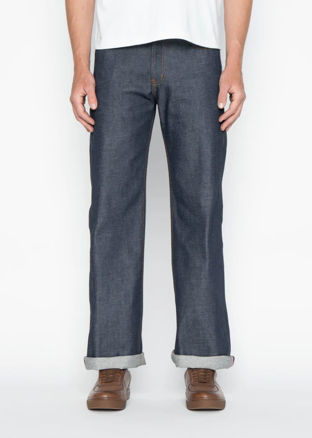 Strong Guy Selvedge Jean - Dirty Fade - Naked and Famous Denim Canada - Danali