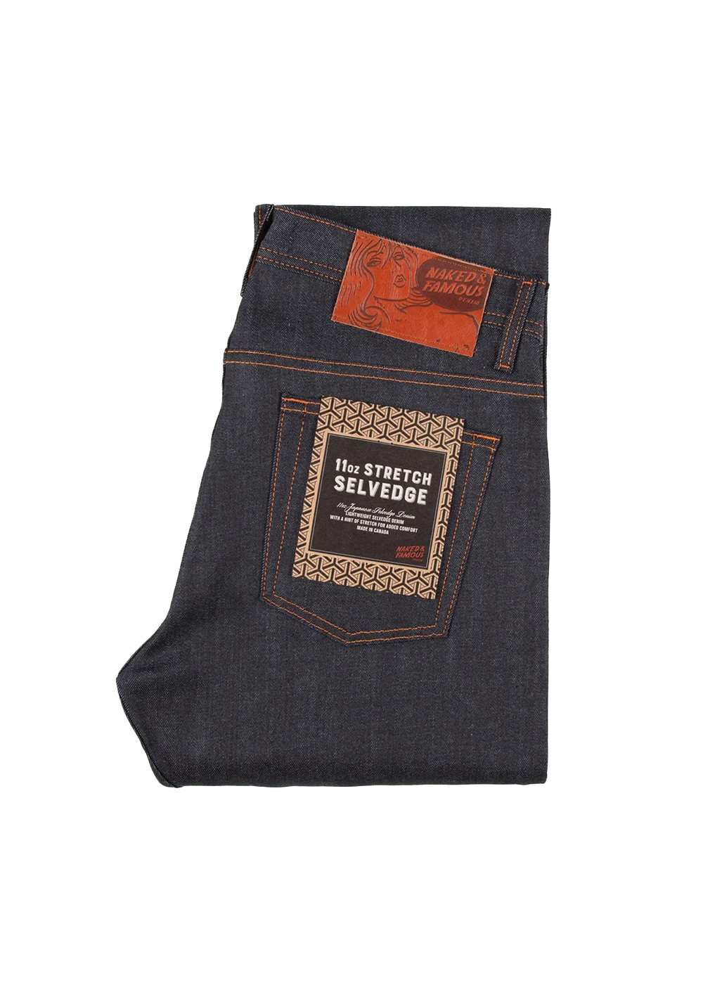 Super Guy - 11oz Stretch Selvedge - Indigo - Naked and Famous Denim Canada - Danali