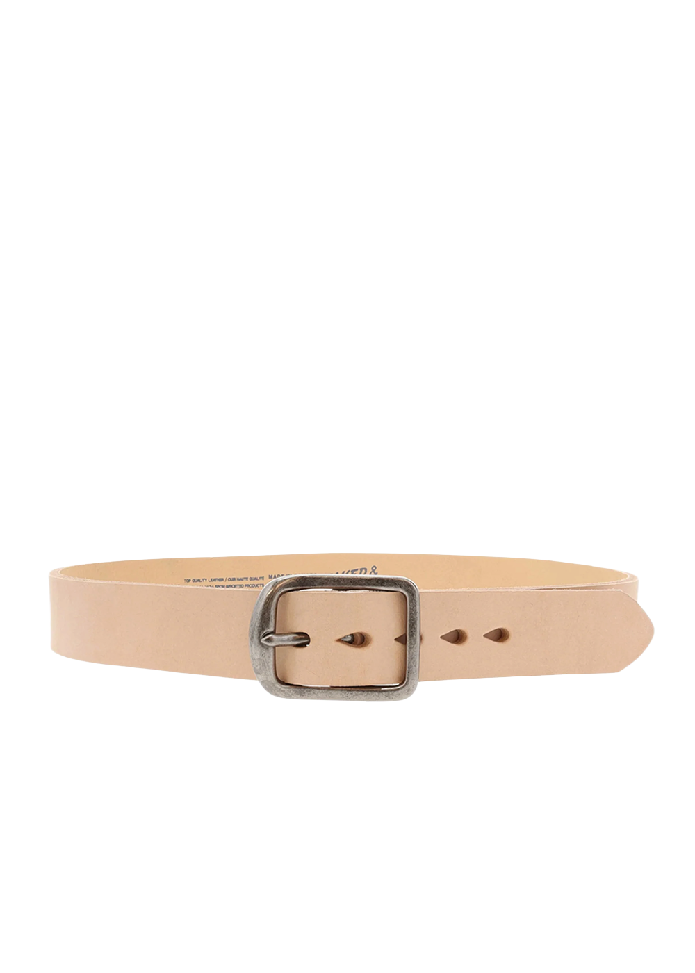 Thick Belt - Tan - Naked and Famous Denim Canada - Danali