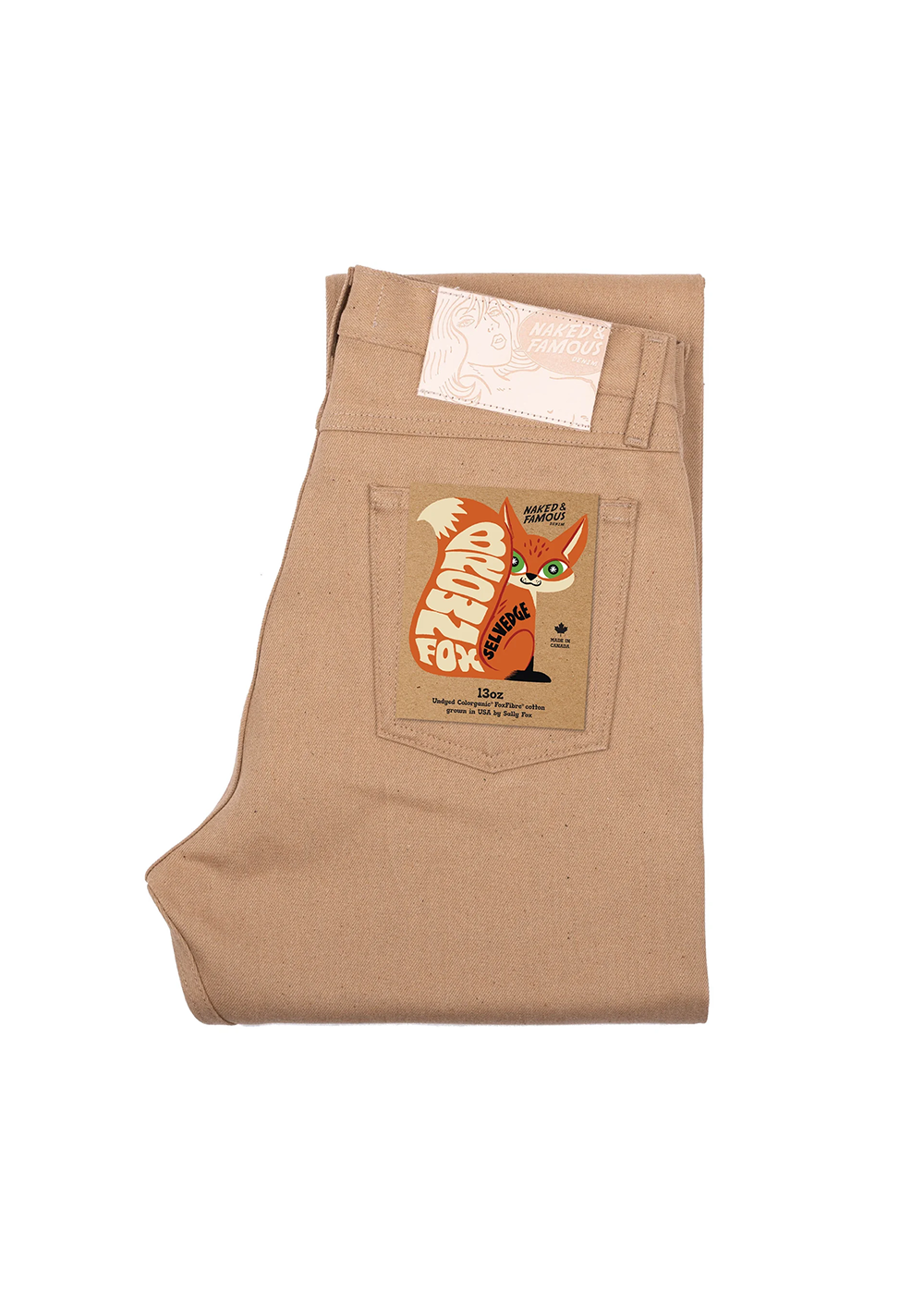 True Guy - Brown Fox Selvedge - Naked and Famous Denim Canada - Danali