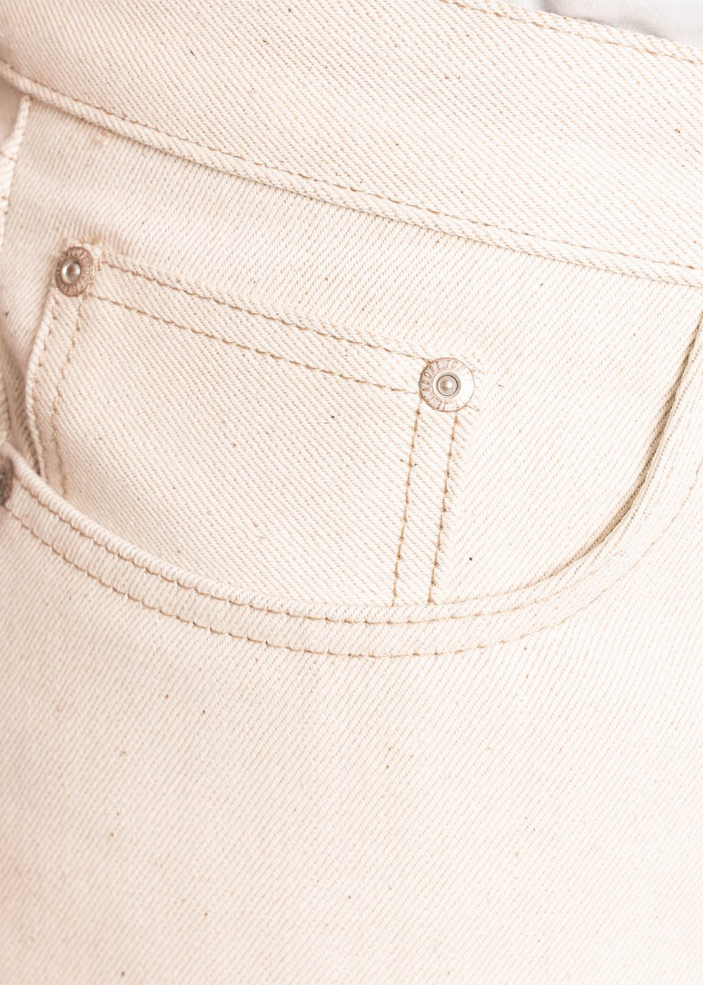 Weird Guy All Natural Ecru Foxfibre - Ecru - Naked and Famous Denim Canada - Danali