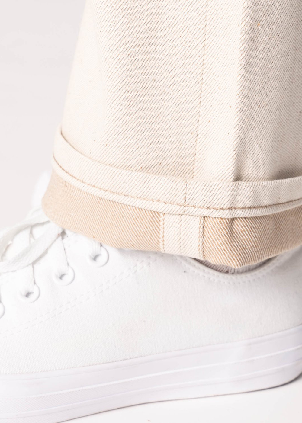 Weird Guy All Natural Ecru Foxfibre - Ecru - Naked and Famous Denim Canada - Danali