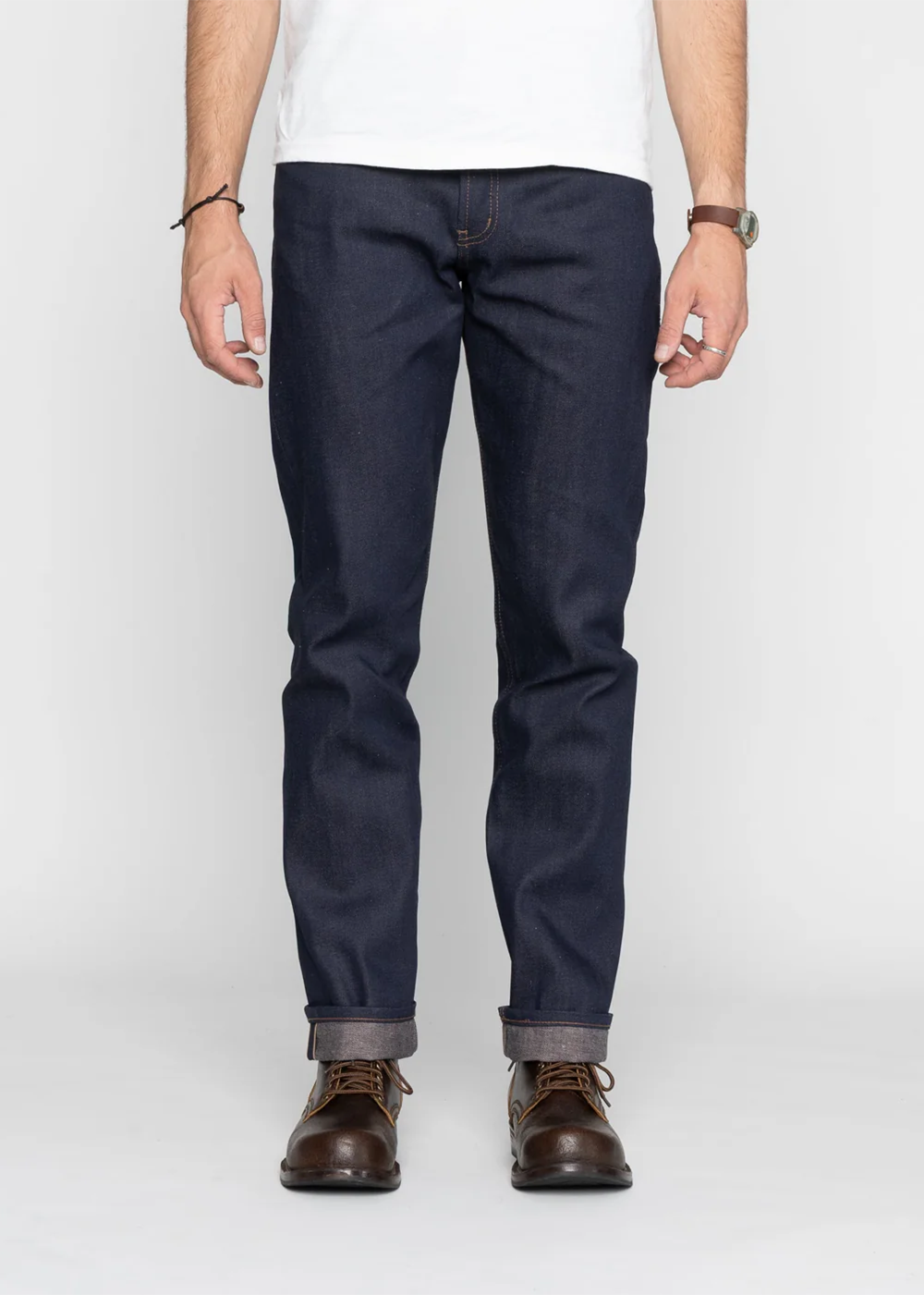 Weird Guy - Coffee Dye Selvedge - Indigo - Naked and Famous Denim Canada - Danali