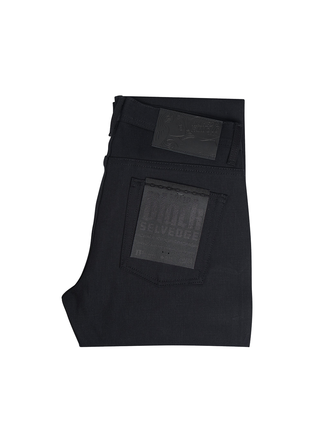 Weird Guy Solid Black Selvedge 36L - Black - Naked and Famous Denim Canada - Danali - 016163