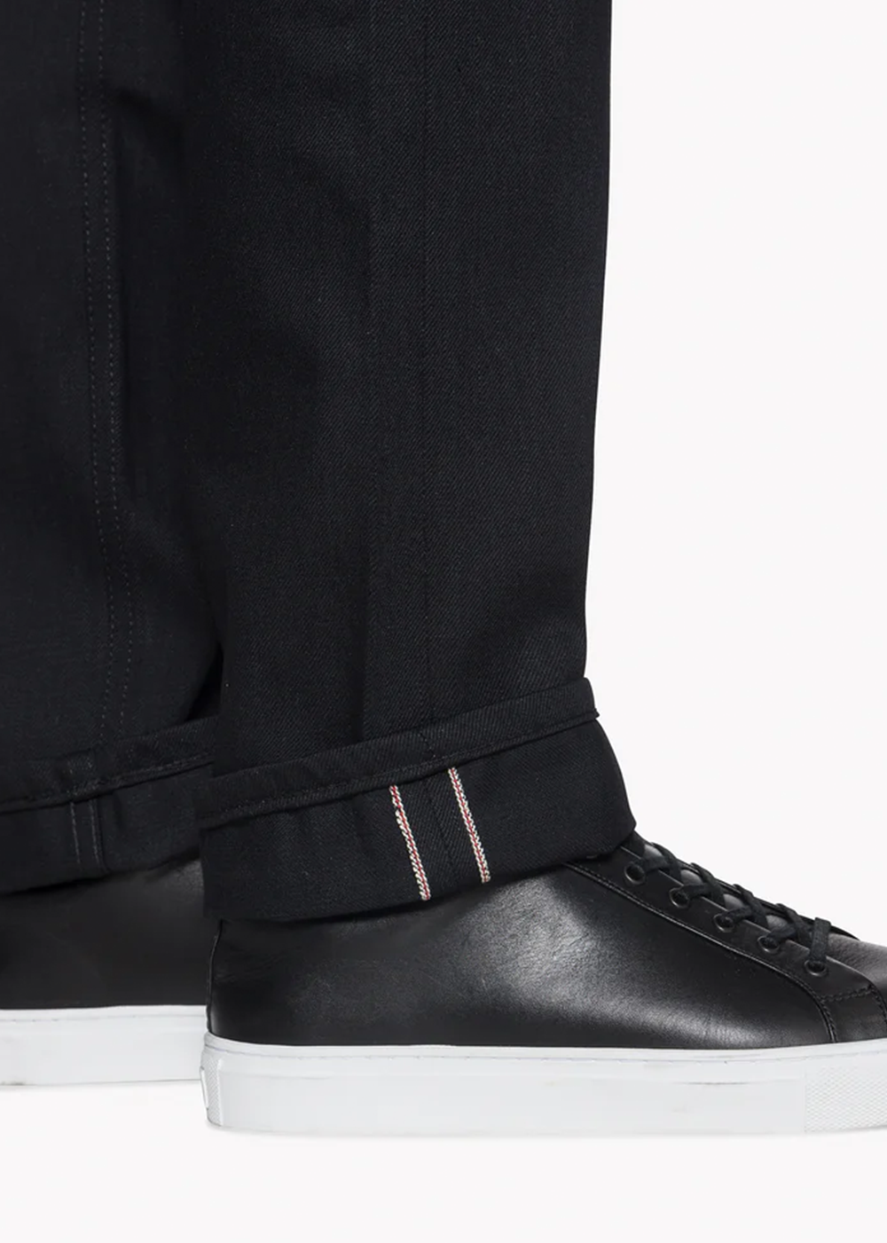 Weird Guy Solid Black Selvedge 36L - Black - Naked and Famous Denim Canada - Danali - 016163